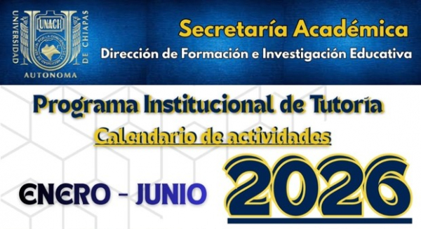 Calendario de Actividades del Programa Institucional de Tutoria